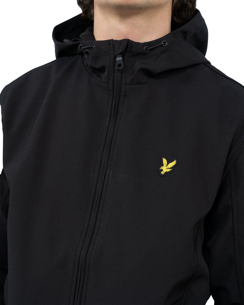 Lyle & Scott Mesh Back Softshell Jas Zwart
