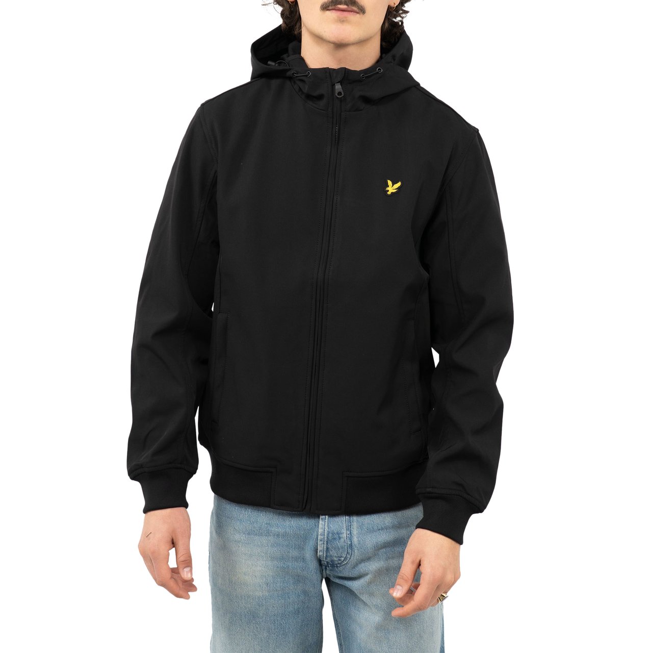 Lyle & Scott Mesh Back Softshell Jas Zwart