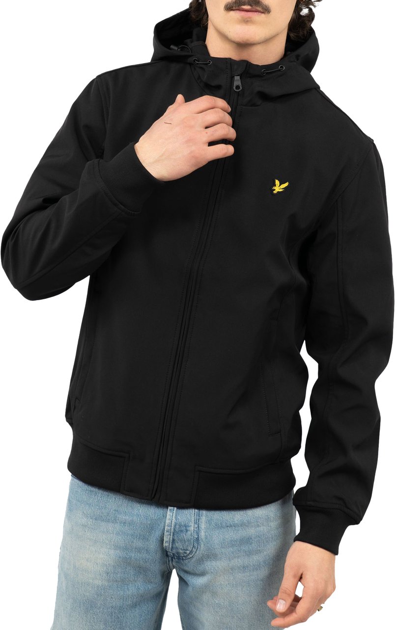 Lyle & Scott Mesh Back Softshell Jas Zwart