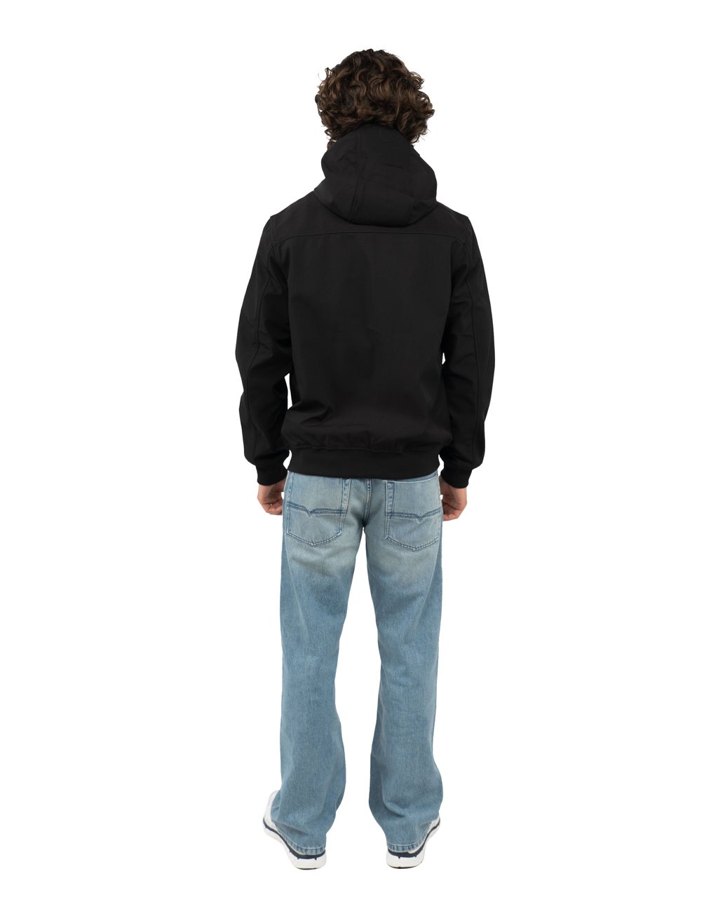 Lyle & Scott Mesh Back Softshell Jas Zwart