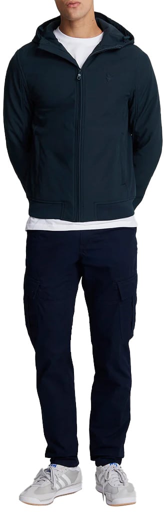 Lyle & Scott Lyle&scott Tonal Fleece Back Jackets Donkerblauw Jk2110ton Blauw