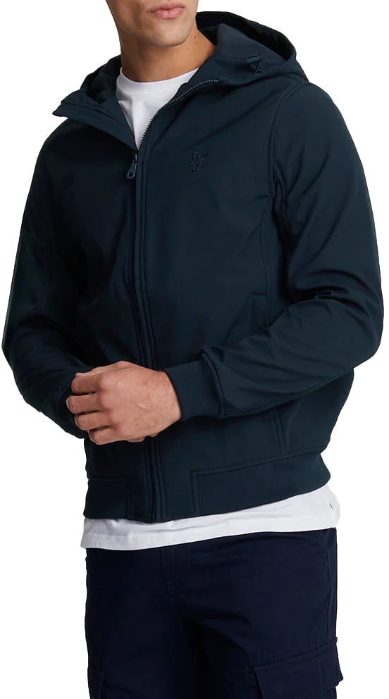 Lyle & Scott Lyle&scott Tonal Fleece Back Jackets Donkerblauw Jk2110ton Blauw