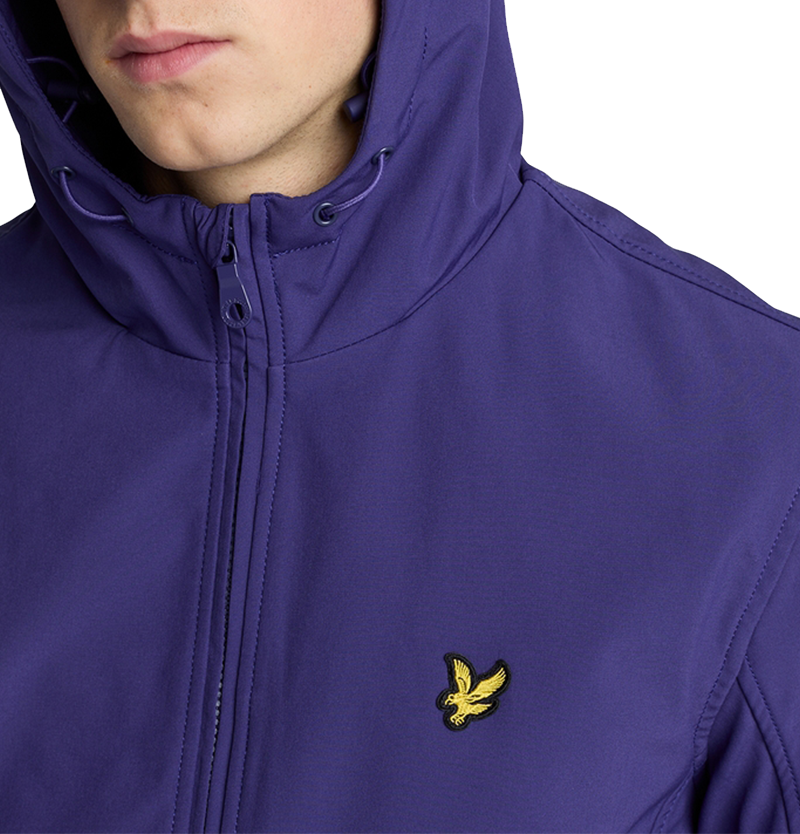 Lyle & Scott Lyle & Scott Mesh Back Softshell Jacket Paars