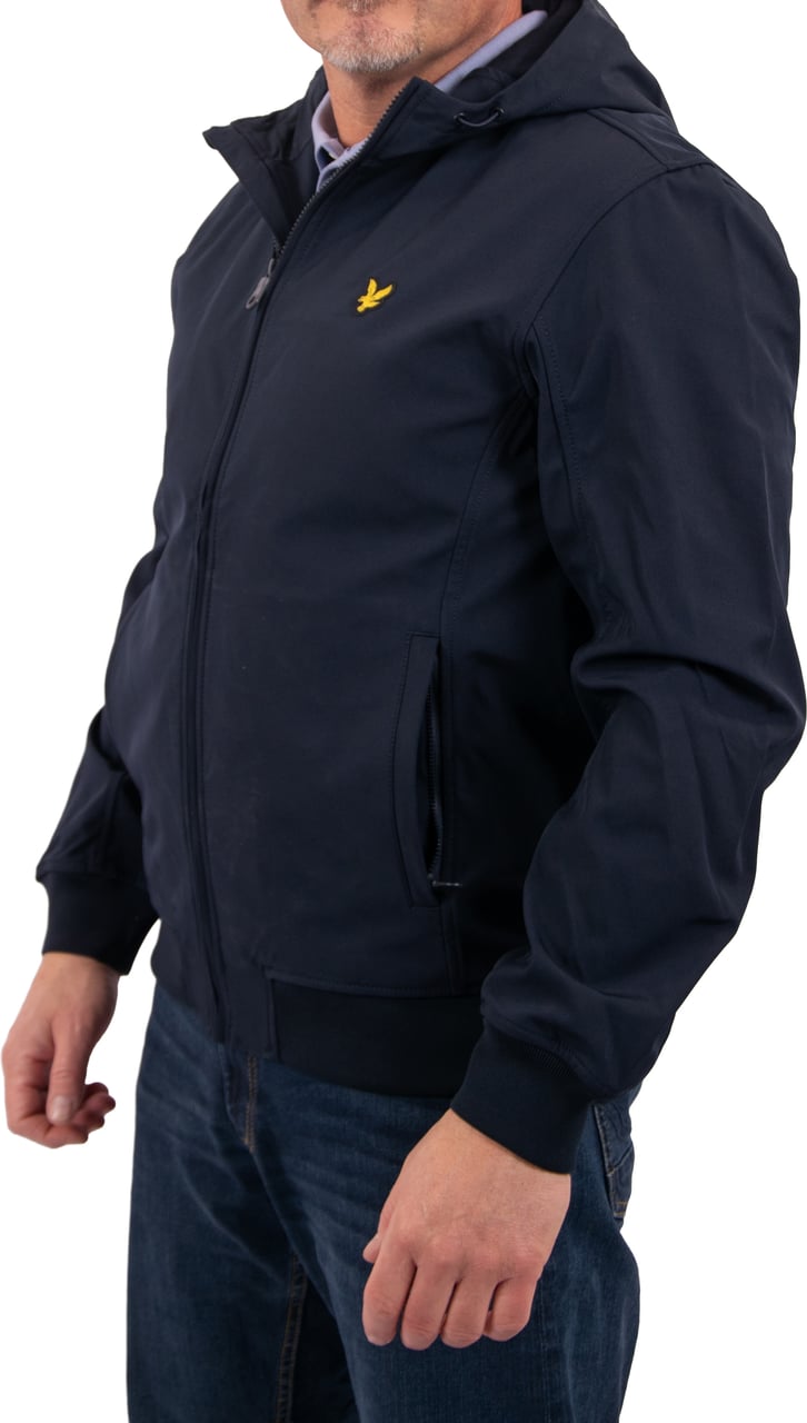 Lyle & Scott Lyle & Scott Mesh Back Softshell Jacket Blauw