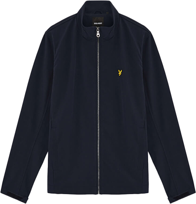 Lyle & Scott Lyle &amp; Scott Mesh Back Softshell Funnel Neck Jacket Blauw