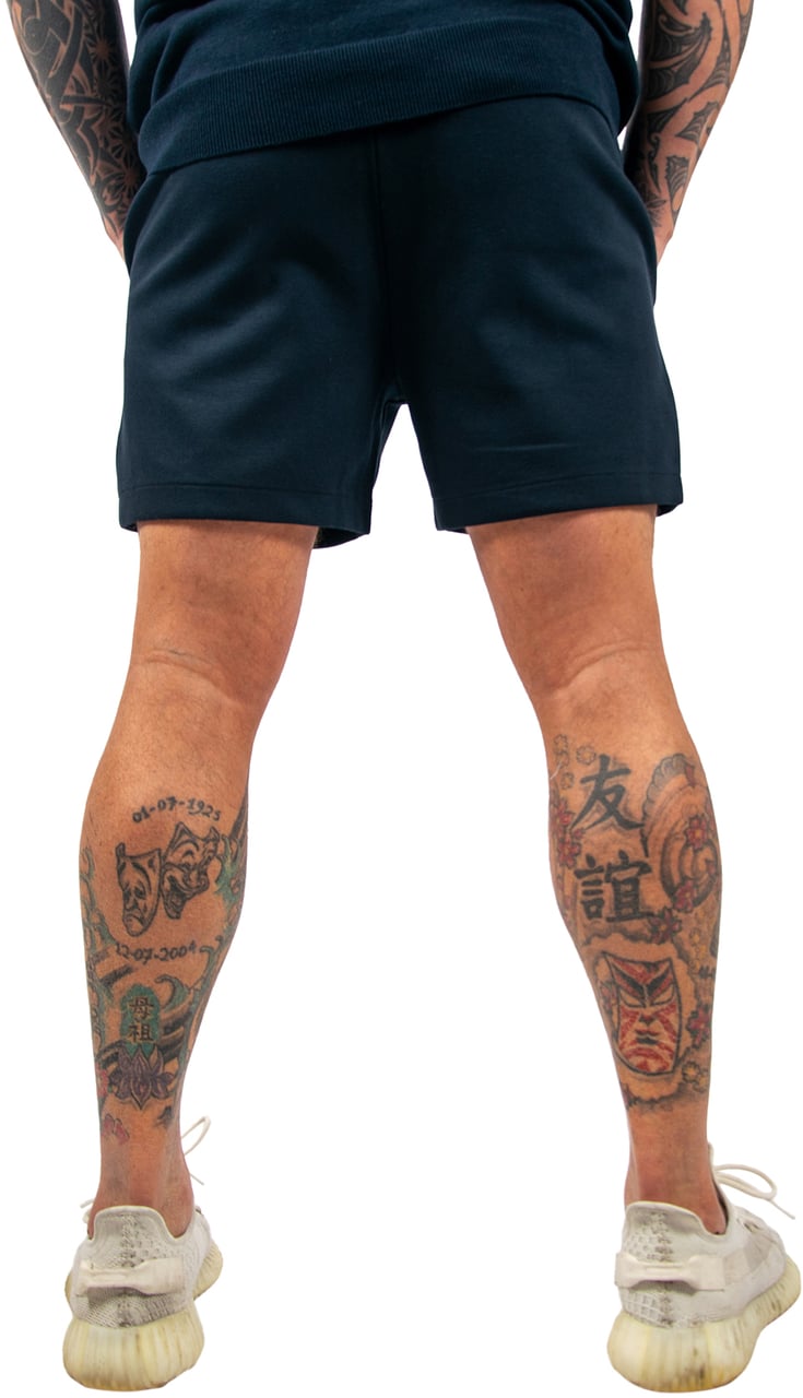 Lyle & Scott Pique Track Short Blauw