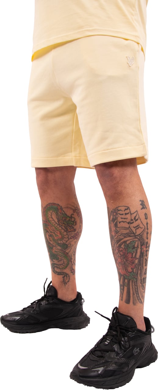Lyle & Scott Lyle & Scott Superfine Sweatshort Geel