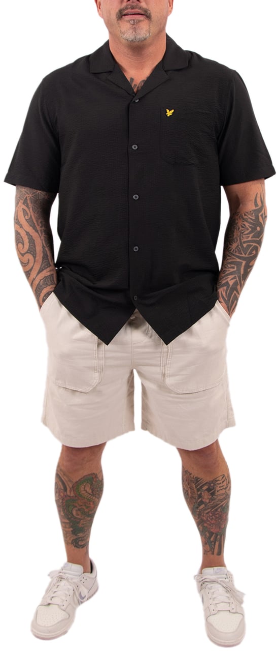 Lyle & Scott Linen Short Beige