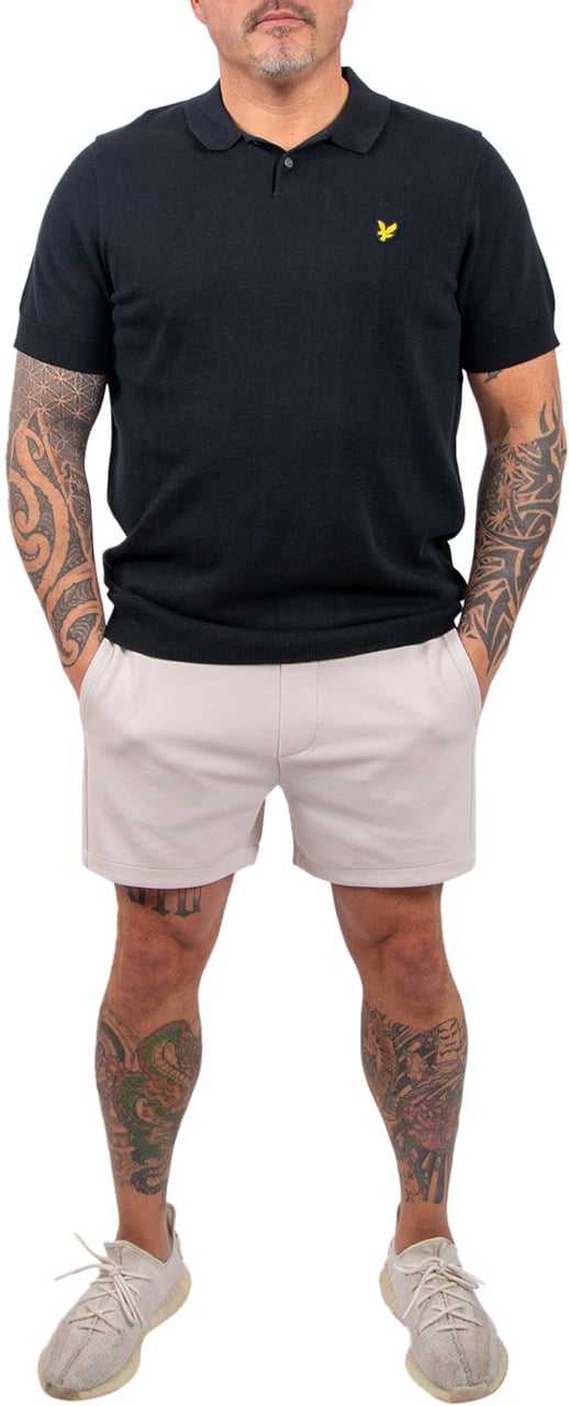 Lyle & Scott Pique Track Short Beige