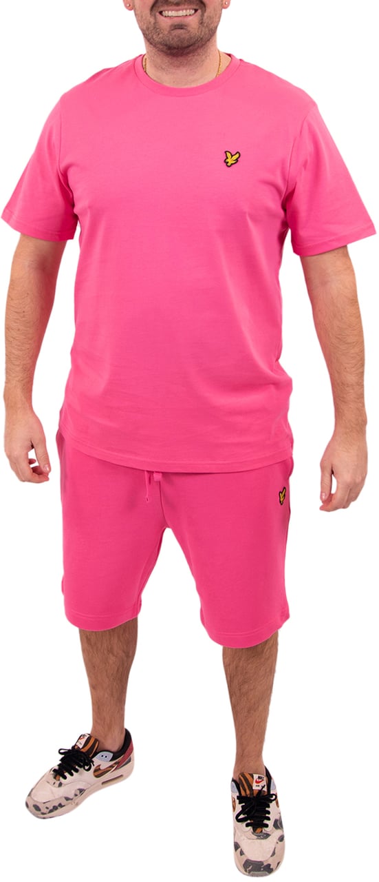 Lyle & Scott Plain Sweatshort Roze