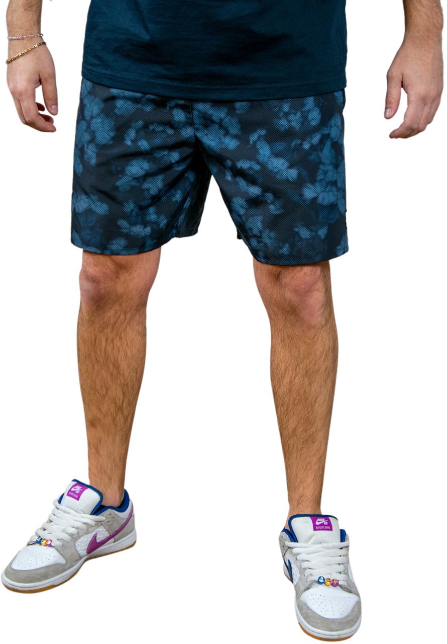 Lyle & Scott Lyle & Scott Digital Floral Print Floral Short Blauw