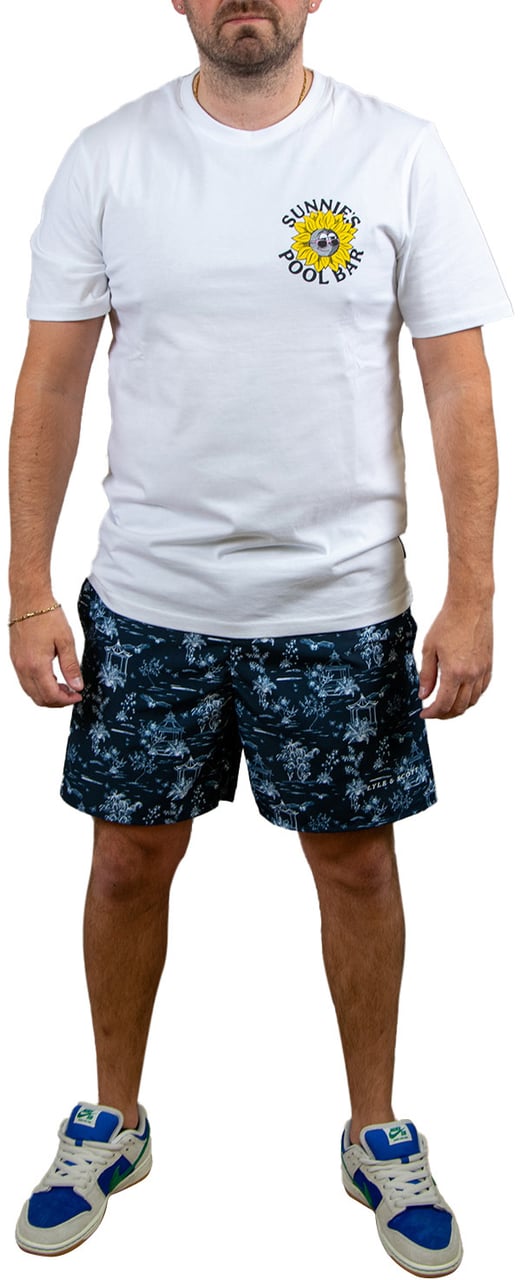 Lyle & Scott Botanical Garden Print Swimshort Blauw