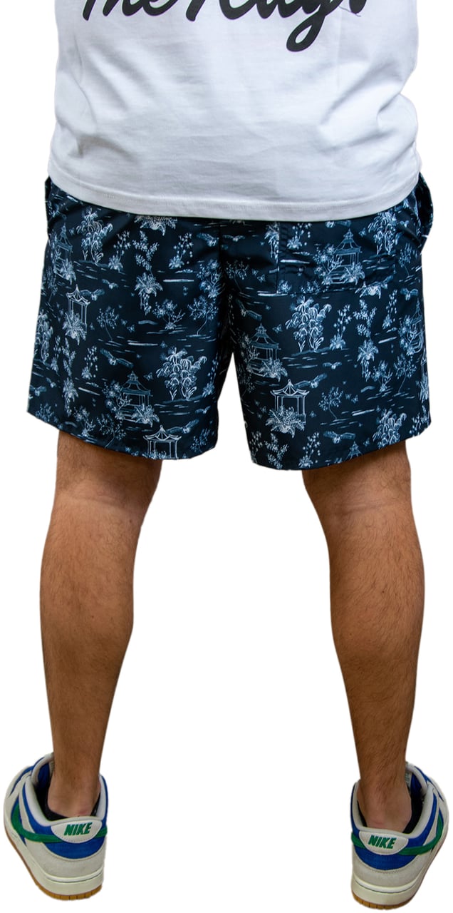Lyle & Scott Botanical Garden Print Swimshort Blauw
