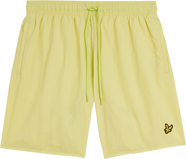 Lyle & Scott Lyle &amp; Scott Plain Swim Short Geel