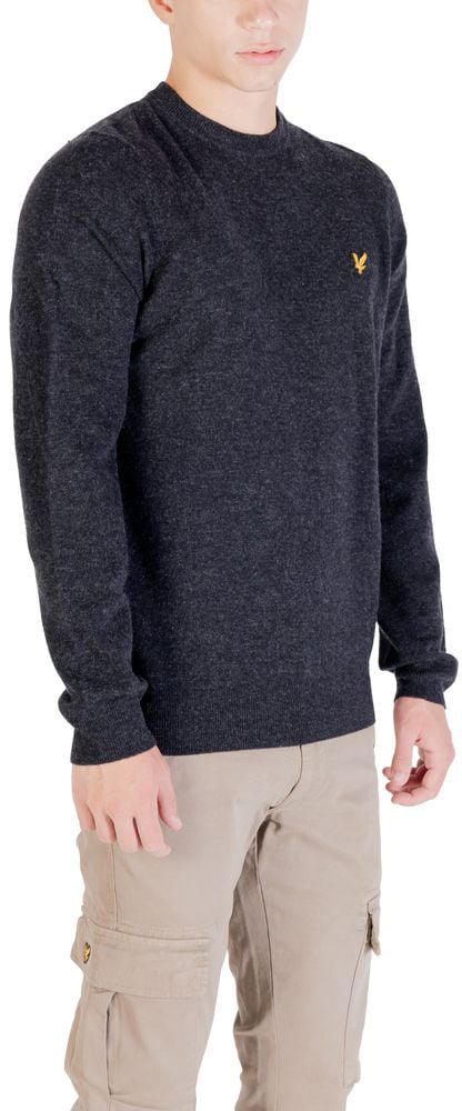 Lyle & Scott Black Nylon Sweatshirt Zwart