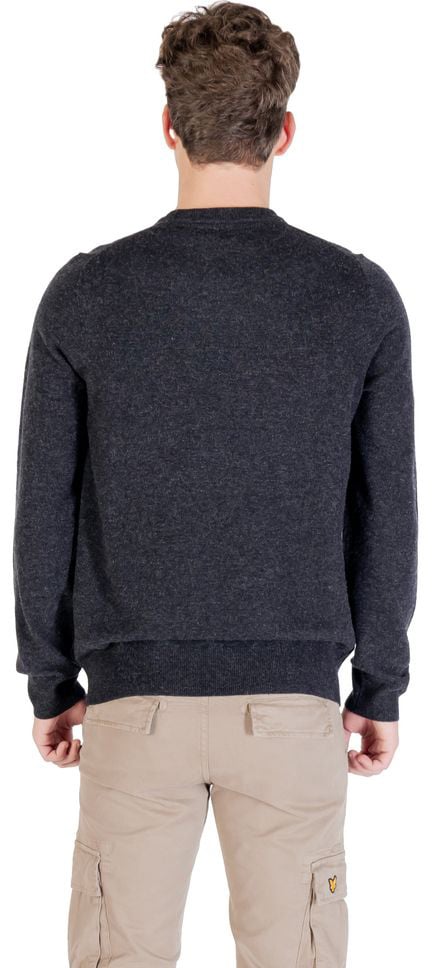 Lyle & Scott Black Nylon Sweatshirt Zwart