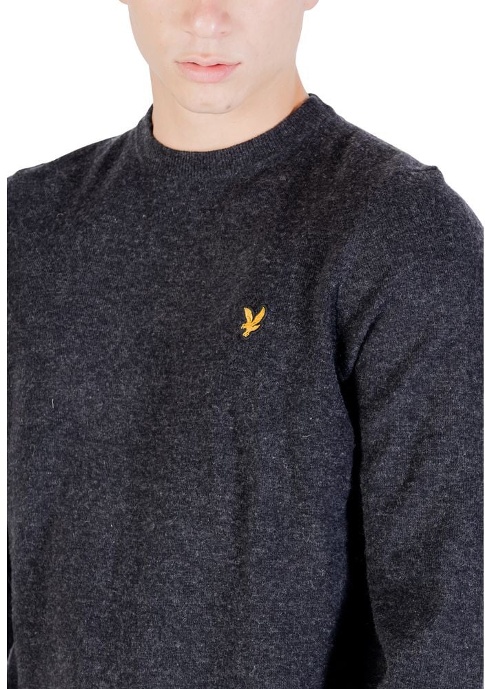 Lyle & Scott Black Nylon Sweatshirt Zwart