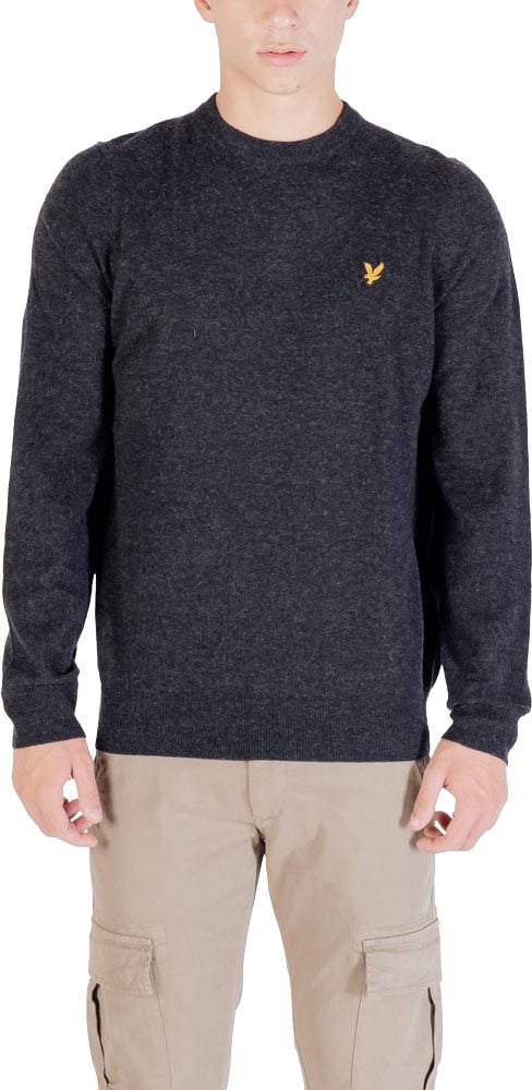 Lyle & Scott Black Nylon Sweatshirt Zwart