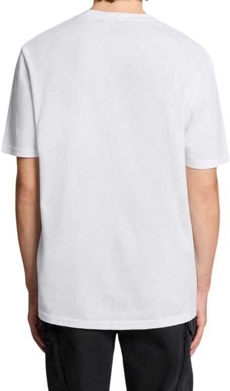 Lyle & Scott White Cotton T-Shirt Blauw