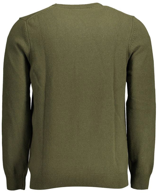 Lyle & Scott Lyle & Scott Verde Wool Mens Sweater Groen