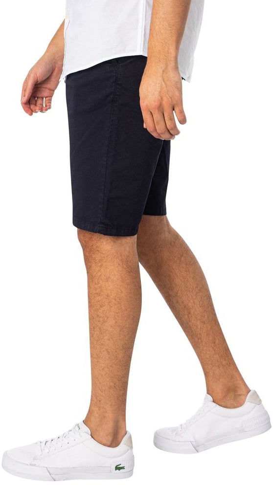 Lyle & Scott Blue Cotton Bermuda Shorts Blauw