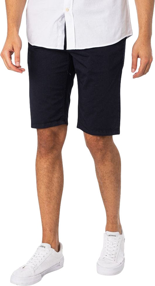 Lyle & Scott Blue Cotton Bermuda Shorts Blauw