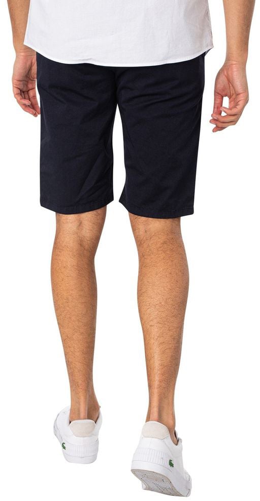 Lyle & Scott Blue Cotton Bermuda Shorts Blauw