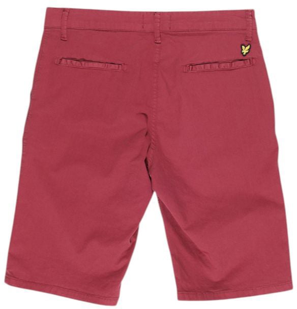 Lyle & Scott Bordeaux Cotton Bermuda Shorts Maroon