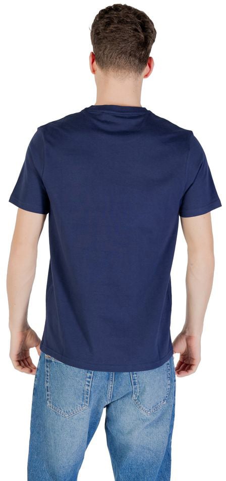 Lyle & Scott Blue Cotton T-Shirt Blauw