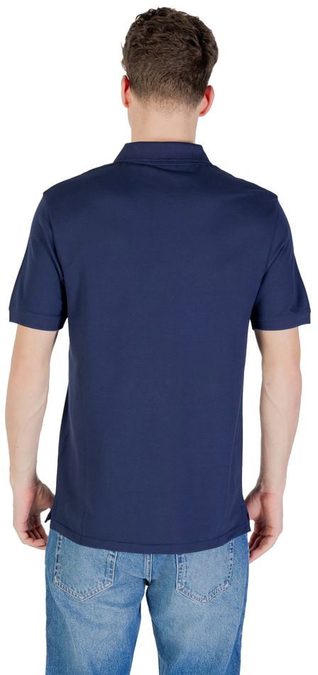 Lyle & Scott Blue Cotton Polo Shirt Blauw