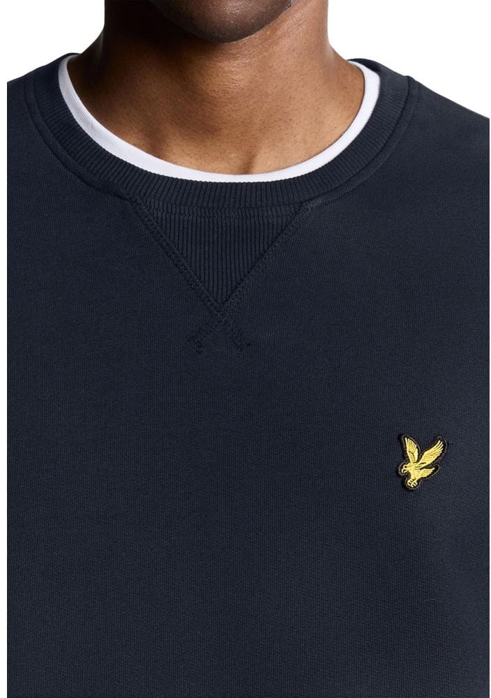 Lyle & Scott Blue Cotton Sweatshirt Blauw