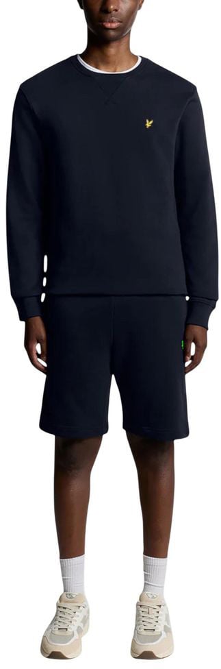 Lyle & Scott Blue Cotton Sweatshirt Blauw