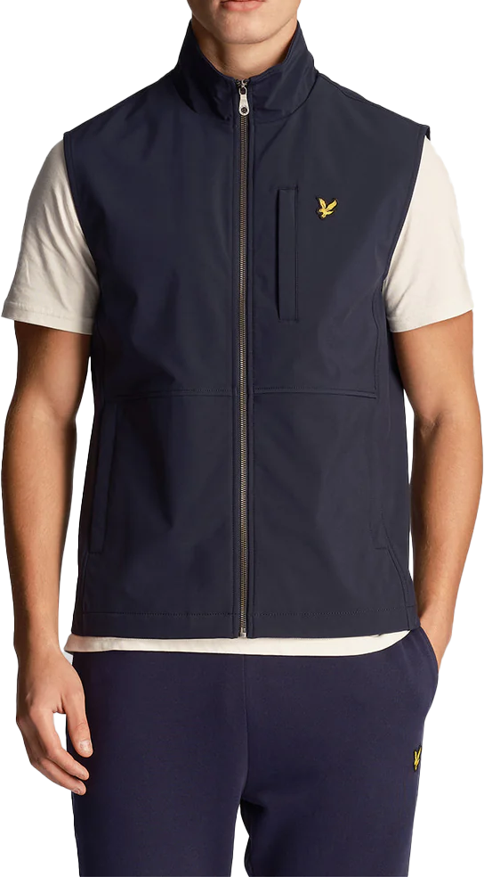 Lyle & Scott Lyle&scott Softshell Bodywarmers Donkerblauw Jk2004v Z271 Blauw