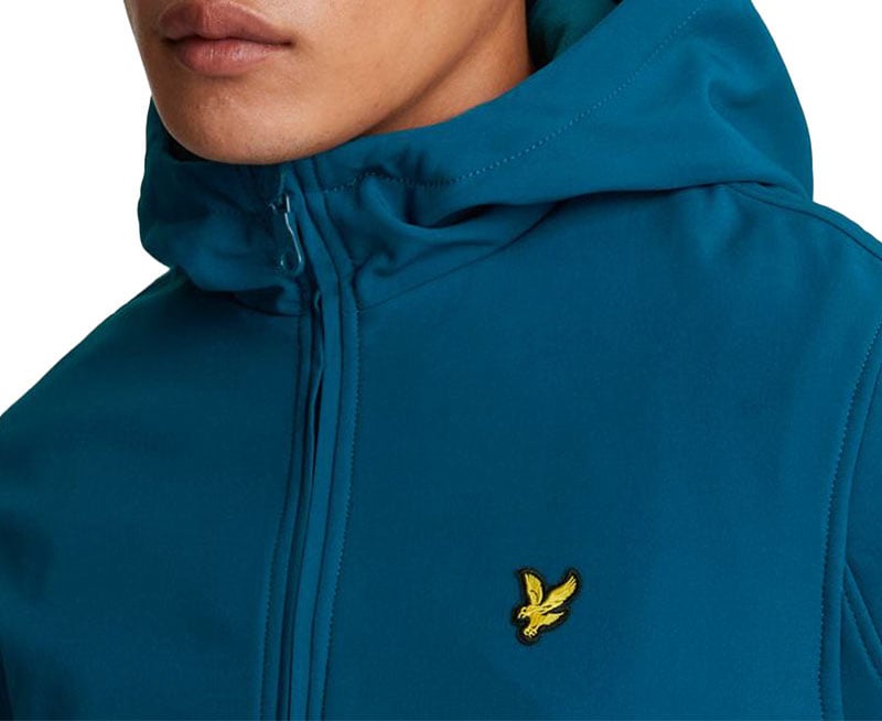 Lyle & Scott Lyle & Scott Fleece Back Softshell Jacket Blauw