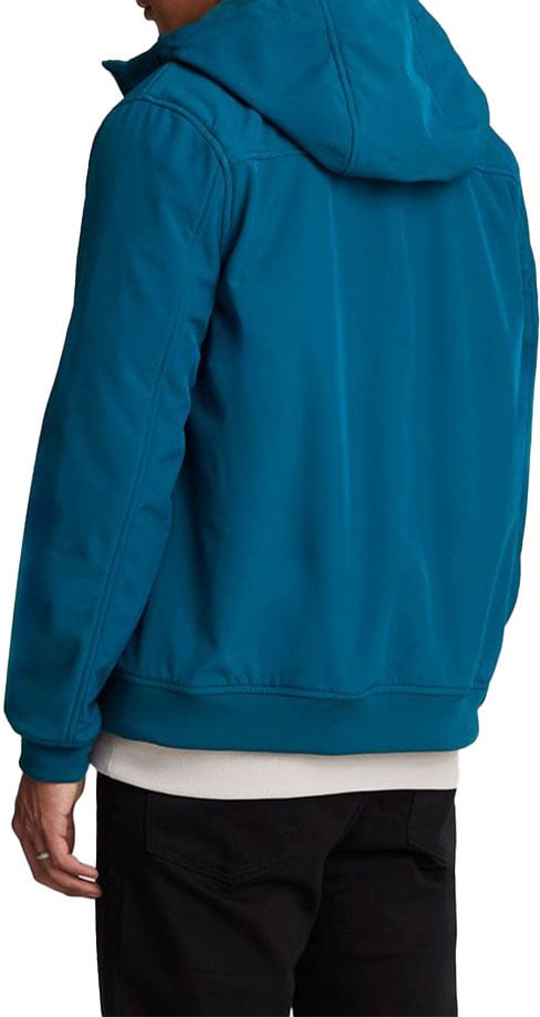 Lyle & Scott Lyle & Scott Fleece Back Softshell Jacket Blauw