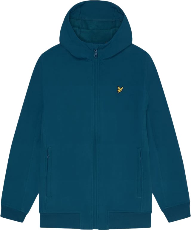 Lyle & Scott Fleece Back Softshell Jacket Blauw