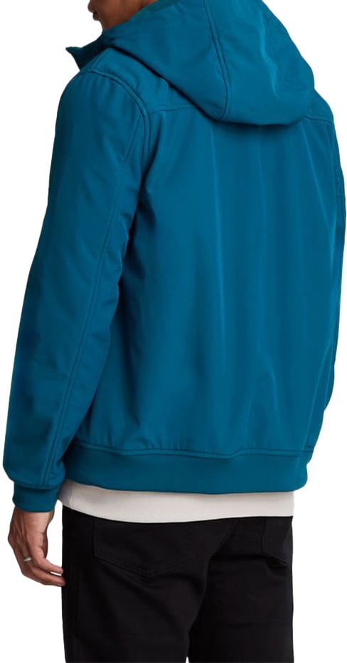 Lyle & Scott Fleece Back Softshell Jacket Blauw