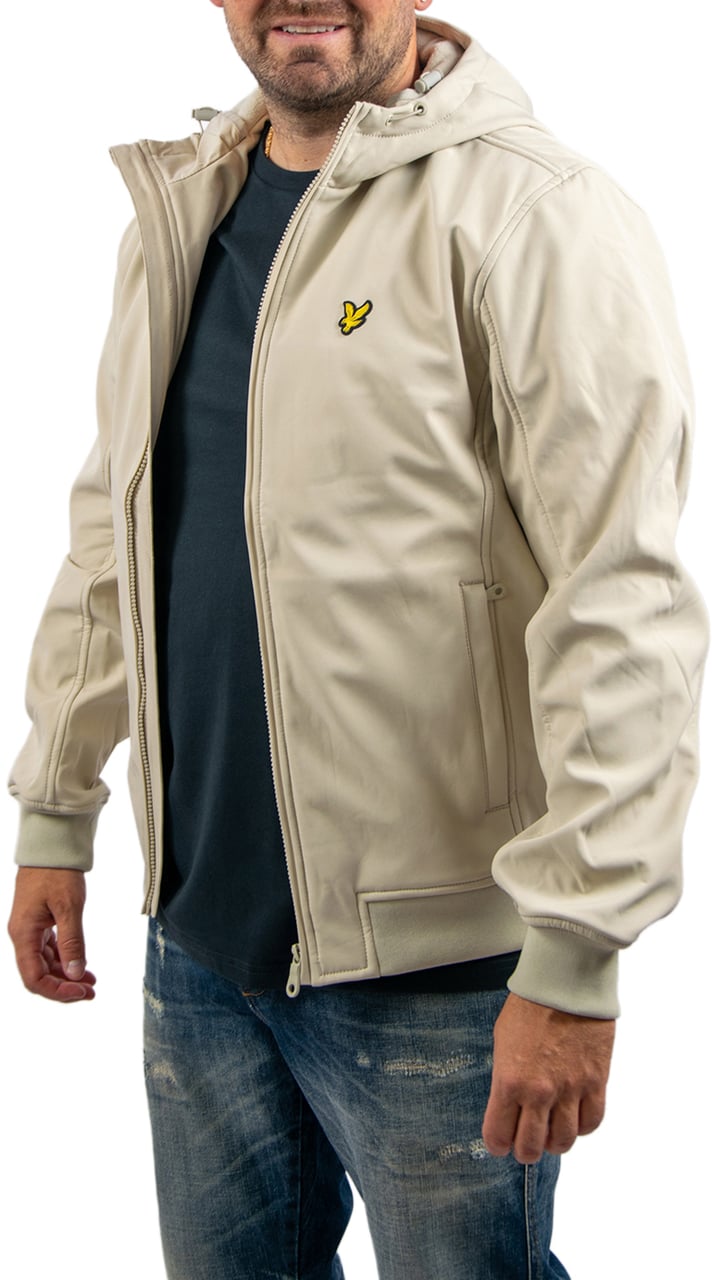 Lyle & Scott Fleece Back Softshell Beige