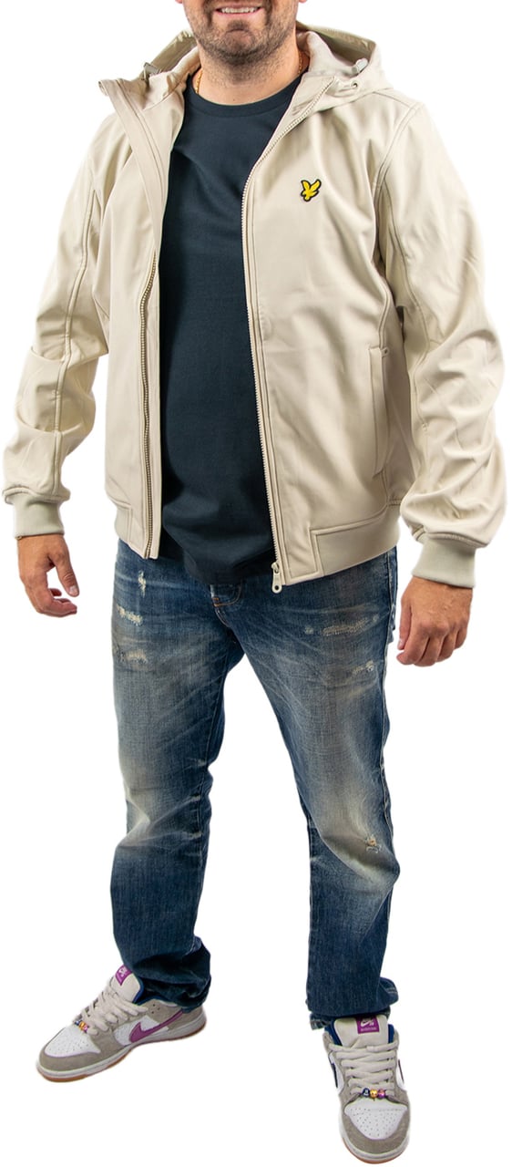 Lyle & Scott Fleece Back Softshell Beige