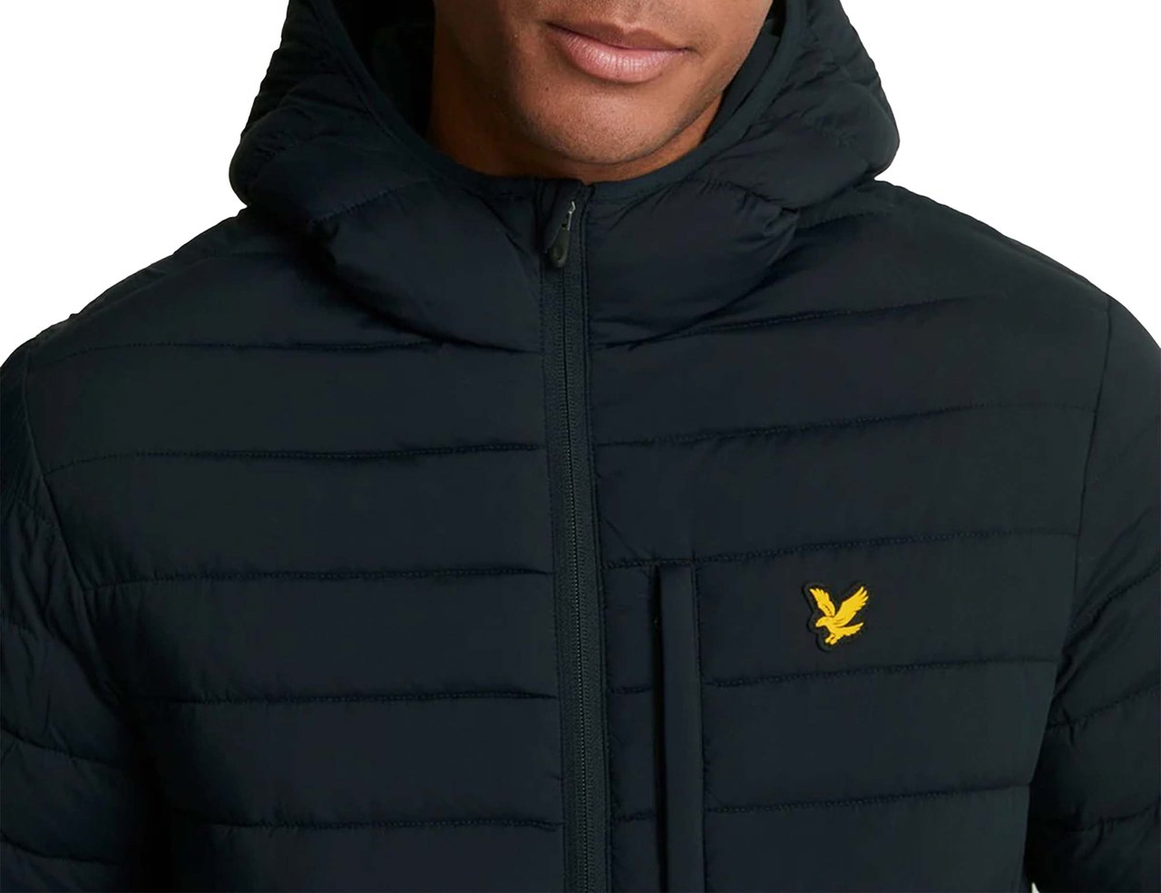 Lyle & Scott Stretch Lightweight Quilted Jas Blauw