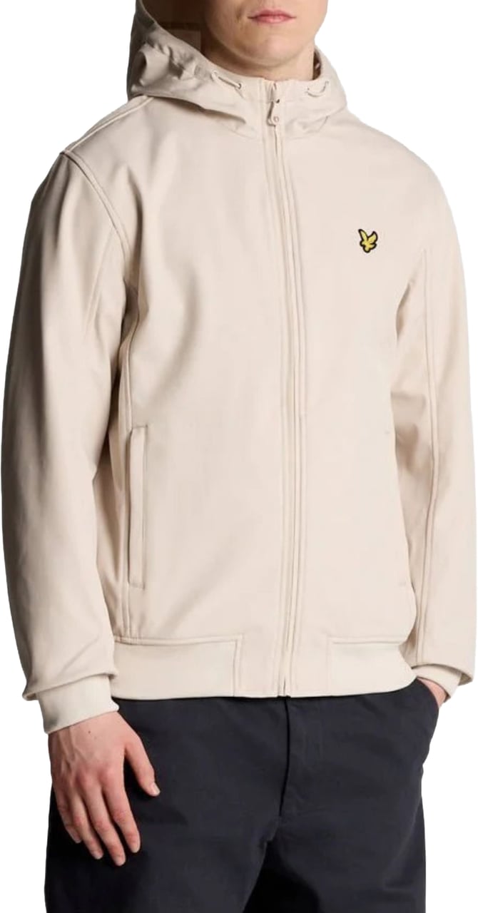 Lyle & Scott Lyle&scott Mesh Back Softshell Jacket Jackets Beige Jk2200v Beige
