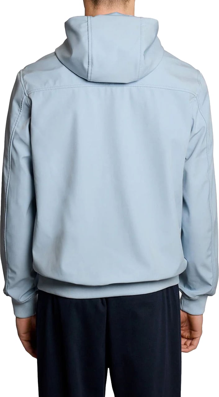 Lyle & Scott Lyle&scott Mesh Back Softshell Jacket Jackets Lichtblauw Jk2200v Blauw
