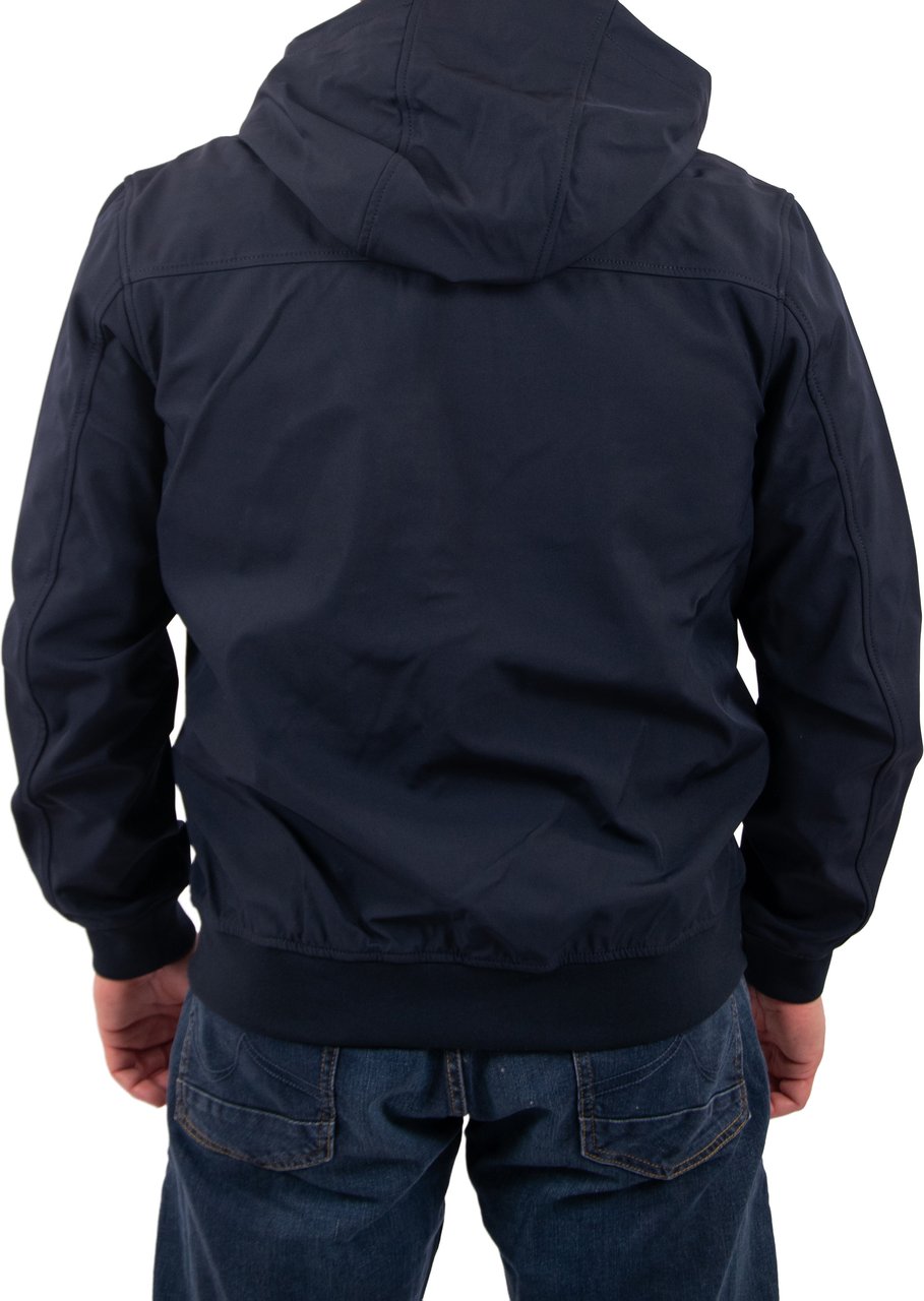 Lyle & Scott Mesh Back Softshell Jacket Blauw