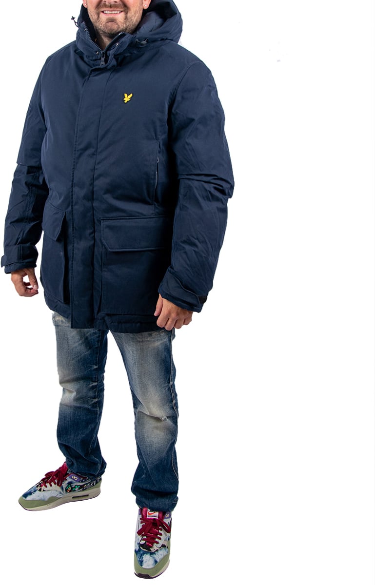 Lyle & Scott Lyle & Scott Membrane Parka Blauw