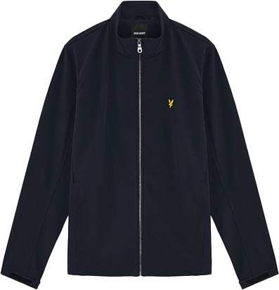Lyle & Scott Lyle & Scott Mesh Back Softshell Funnel Neck Jacket Blauw