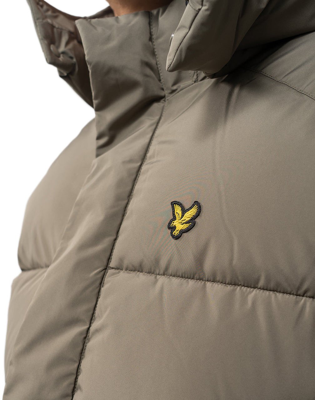 Lyle & Scott Hooded Puffer Jacket Groen