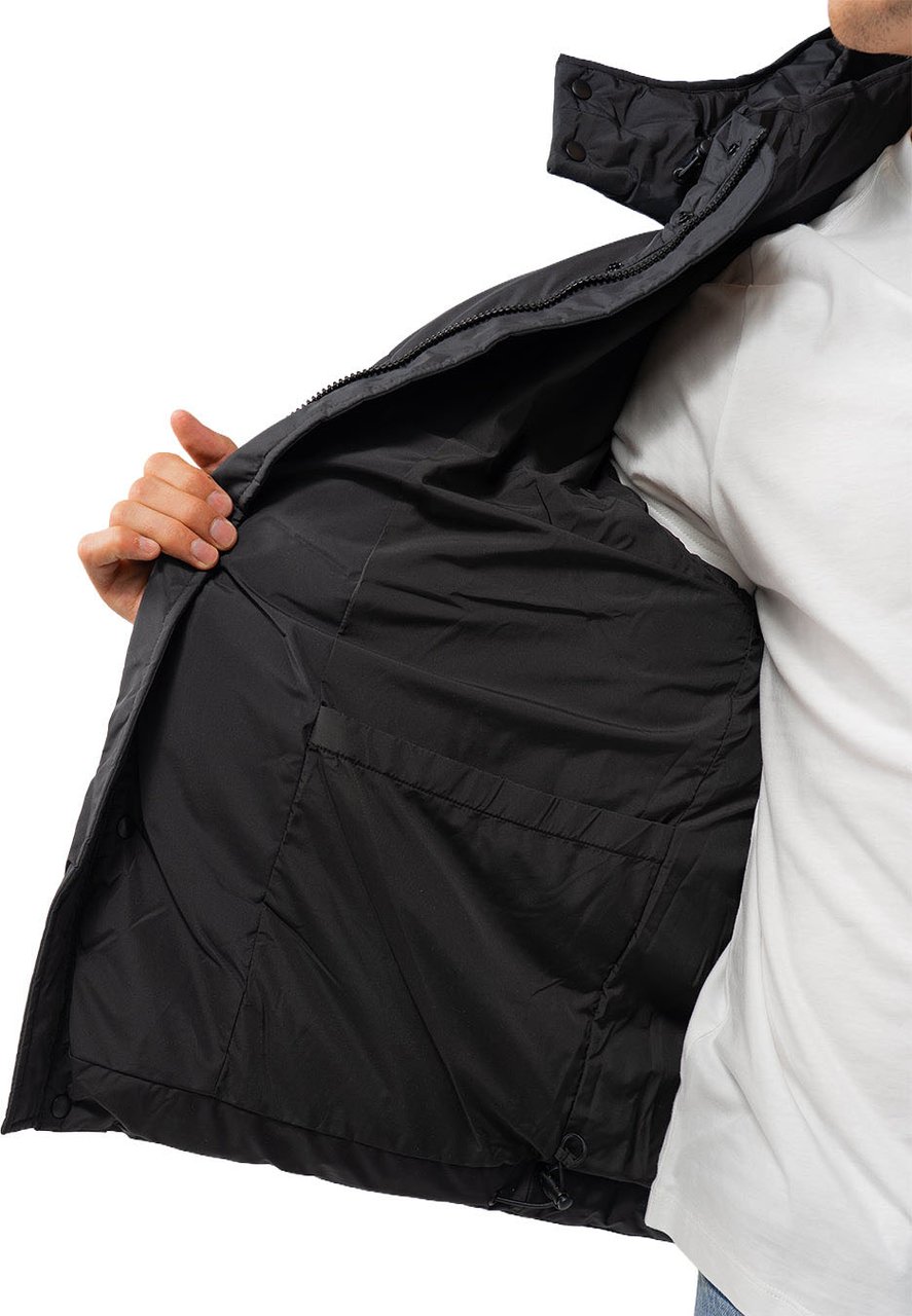 Lyle & Scott Hooded Puffer Jacket Zwart