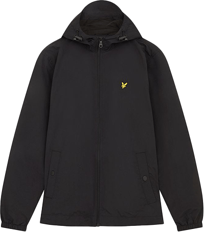 Lyle & Scott Lyle & Scott Zip Through Hooded Jacket Zwart