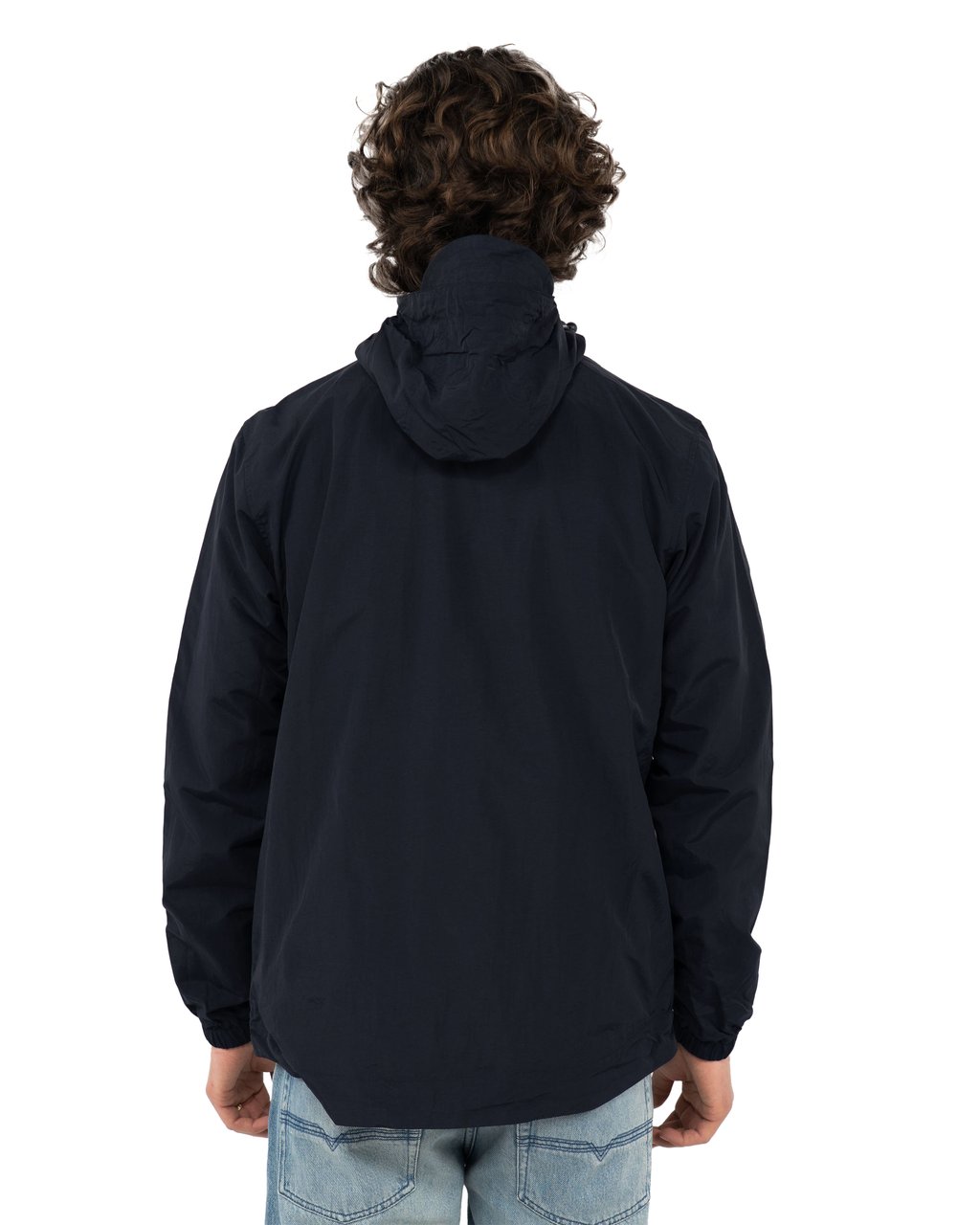 Lyle & Scott Zip Through Hooded Jas Blauw