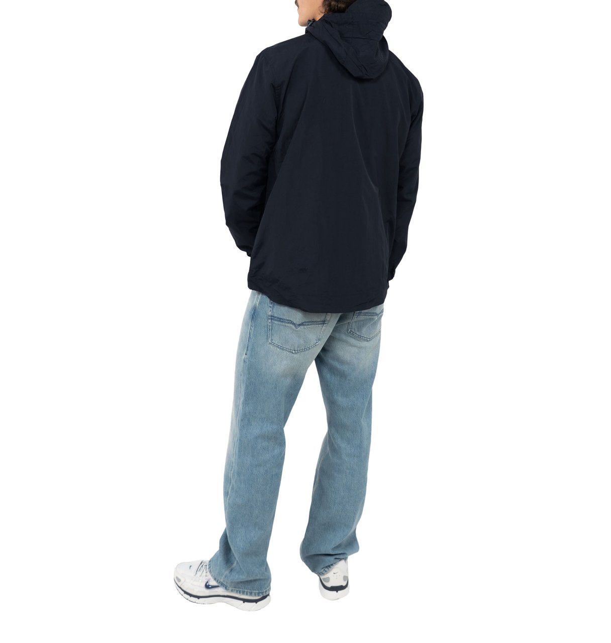 Lyle & Scott Zip Through Hooded Jas Blauw